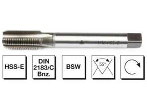 HSS - E DIN 2183/C Whitworth Vidalı Düz Kanallı Makina Kılavuzu