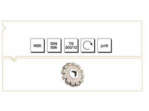 HSS DIN 856 Dış Bükey Freze