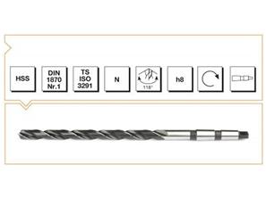 HSS DIN 1870-1 Mors Konik Saplı Çok Uzun Matkap Ucu